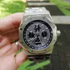 Luxury Mens Mechanical Watch Multifunktionell månfas hela automatisk vattentät schweizisk varumärke