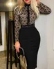 femmes robes causales sexy moulante femmes loisirs slim fit une pièce jupes robe de soirée causale à manches longues vneck blouse vêtements 1374