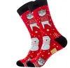 Noel çorap kadın erkekler yüksek kaliteli pamuk mutlu kişilik karikatür kış sonbahar uzun çorap