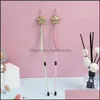 Cat Toys Cat Toys Wand Star Tassel Decorative Kitten Interactive Bell Long Plastic Stick Pet For Cats Play Drop Delivery Homeindustry Dhewt