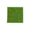 Fleurs décoratives 1 PC 15/30 cm Haute Qualité Gazon Artificiel Vert Micro Paysage Décor DIY Mini Fée Jardin Faux Pelouse Simulation Ornement