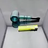 Pfeifen Rauchen Herstellung Mundgeblasene Wasserpfeife Neue Farbe 2-Rad-Flachmund-Hammerglaspfeife