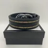 Mens Fashion Belt Luxury Men Designers Women Jeans Belts Snake Big Gold Buckle Cintura Size 90-125cm med Box 18 Color243N