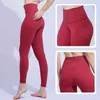 Womens Designers Pants Europe America yoga Leggings Pant High Waist Align Sports Gym Sexy Wear Legging Elastic Fitness Lady Overall Full