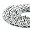 Chains 2022 Men's Hip-hop Jewelry 1 Row Alloy Necklace All Water Single European And American
