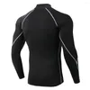 Survêtements pour hommes Rashguard Compression Gym Survêtement Hommes Courir Extensible Fitness Sports Costume Pour Jogging Séchage Rapide Ensembles D'entraînement Serrés