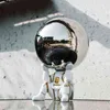 Decorative Figurines Resin Astronaut Statue Table Decoration Modern Art Fashion Sculpture Home Room Decor Multifunction Figurine Miniature Coin Bank