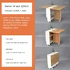 Christmas Decorations CX Small Apartment Folding Table Rectangular Retractable Multifunctional