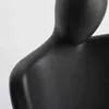 Figurines décoratives nordique salon décoration bureau bureau créatif moderne noir ornement Couple Sculpture cadeau de mariage décor à la maison accessoires