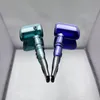 Pfeifen Rauchen Herstellung Mundgeblasene Wasserpfeife Neue Farbe 2-Rad-Flachmund-Hammerglaspfeife