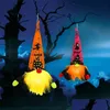 Décoration de fête Décoration de fête 1Pc Halloween Gnome Elf Décorations Led Lumineux Maison Ornements Glowing Enfants Facel Homeindustry Dhvmw