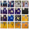 O basquete universitário usa camisetas de basquete retrô de verdade 73 Dennis James Rodman Jersey Man Women Youth Size S-xxl