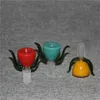 smoking Wholesale Flower Glass Bowl 14mm 18mm Male Water Bong hookah smoking pipe more color can make