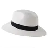 Women Panama Jazz Top Hat Women's Straw Cap Men Beach Shade Hats Men's Holiday Travel Caps Spring Summer Causal Sunhat Sunhats Wholesale