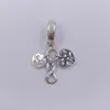 Familie Infinity Triple Dange Charm 925 Silver Pandora UK Crystal CZ Moments For Thanksgiving Day Fit Charms Beads Armbanden Jewel2767130