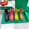 New Fashion shoes Rubber Puddle Ankle Boots Booties height increase 6.5CM Jute hollyhock kivi Rain black outdoors overcast rain men women boot US 5-11