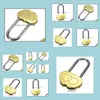 Party Favor New Padlock Love Lock Graved Double Heart Valentines Anniversary Day Gifts 100st/Lot Drop Delivery 2021 H Homeindustry DHMA1