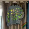 Sweats à capuche pour hommes Sweat-shirts 3M Reflective Plant Flea Market Kid Cudi Enter Galactic Hoodie Fluorescent Green Stars Blue CPFM.XYZ Pull T220901