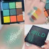 Ombretto 9 colori Palette Matte Glitter Ombretto Pigmenti lucidi Trucco