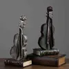 Decorative Objects Figurines JIEME Creative ical Musical Instrument Decoration Bar Home Decoration Wine Cabinet Desktop Resin Decoration T220902