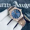 Luxuriöse mechanische Herrenuhr, elegante Damen-Armbanduhr mit 316-Edelstahlarmband und Kalender, Schweizer Es-Marken-Armbanduhr