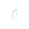 Geel vergulde sprankelende Wishbone Ring Womens bruiloft sieraden voor pandora sterling zilver CZ diamanten verlovingsgeschenk liefde ringen met originele doos