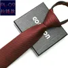 Bow Ties 48 6 cm erkek kravat iş resmi elbise giymek şerit düz renkler fermuar kravat toptan hediyeler erkekler için slim sıska