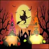 Dekoracja imprezowa Dekoracja 1PC Halloween Gnome Dekoracje Elf Led Luminous Home Ornaments świecą