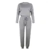 Women's Two Piece Pants Comfortable Lounge Sets For Women Loose Sweatsuits 2 Outfits Soft Pajamas Set Long Sleeve Workout Tracksuits