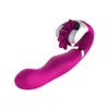 Sex Toys Massagers 12 Speed ​​rotatieborstels Orale seks tong likken staaf speelgoed g spot dildo vibrator voor vrouwen trillende clitoris stimulator