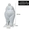 Decorative Objects Figurines JIEME Creative Home Living Room Ornaments European and American Art Style Simple Rough Crafts Fat Women Yoga Resin Ornaments T220902