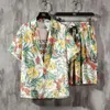 Men's Tracksuits Fashion Men Sets Mens Set Short Sleeve Hawaiian Shirt And Shorts Summer Casual Floral Beach Two Piece Suit Clothes