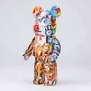 Deko-Objekte, Figuren, Figuren für den Innenbereich, 28 cm, Bearbrick, 400 Berbrick-Spiele, Heimdekoration, Schreibtisch-Zubehör, luxuriöse Wohnzimmer-Dekoration, Neu T220902