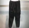 Pantaloni cargo da uomo pantaloni pantaloni ricamati tasche patch busso