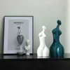 Decoratieve objecten Figurines Noordse abstracte body art ornamenten moderne minimalistische kantoorstudie woonkamer decor creatief abstract ambachten home decor cadeau t220902