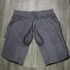 Heren shorts Solid Color Invisible Open Crotch korte mannen