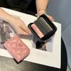 Äkta fårläder kvinnliga designer korthållare lady mode casual mynt noll kort plånböcker kvinnliga plånböcker nr206