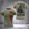 Hoodies masculinos 2022 Espanha veteranos portugueses Camisa e mulheres soldados do exército imprimem forças especiais superiores de alta qualidade camiseta