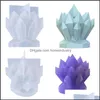 Strumenti artigianali Strumenti artigianali Iceberg Modellazione Cluster di fiori Candela Sile Mold 3D Making Fai da te Ice Soap Rilascio di resina Antiaderente Homeindustry Dhpnw