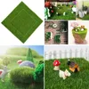 Flores decorativas tape de grama verde artificial artificial musgo gramado de gramado tapete diy micro paisagem piso em casa decorações de casamento aquário