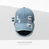 데님 홀 손상된 캐주얼 야구 모자 패션 스트리트웨어 남성 모자 조절 가능한 브랜드 여름 스냅 백 CX200714246Z