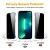 Privacy Tempered Glass Anti-Spy Screen Protector Full Cover Flim for iphone 14 13 12 mini 11 Pro Max X XS XR 7 8 6 plus