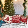 Pillow Case Christmas Ers 18X18 Set Of 4 Rustic Cases Holiday Throw Pillows For Home Decorations Drop Delivery 2022 Mjbag Amnfc