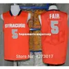 Fair Mens 5 Syracuse Orange College Top Jersey Retro Basketball Jersey New Material Top Quality 스티치 JE NCAA259Z
