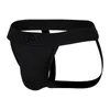 Culotte homme culotte Sexy Jockstrap sous-vêtement coton slip confortable sport Double tongs String Lingerie sensuelle