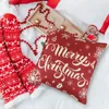 Pillow Case Christmas Ers 18X18 Set Of 4 Rustic Cases Holiday Throw Pillows For Home Decorations Drop Delivery 2022 Mjbag Amnfc