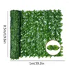 Decorative Flowers 50 100cm Artificial Leaf Privacy Fence Roll Wall Screen Simulation Watermelon Garden Decor Fencing