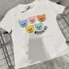 Baby Designer Kid T-shirts Summer Girls Boys Fashion Tees Children Kids Casual Tops Trendy Bear Printed T Shirts 5 color bear high quality