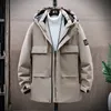 Heren Down Parkas Winter Down Jacket Tops Mens Hooded Casual White Duck Down Puffer Jackets Jeugd Male mode Business Losse bovenkleding Coats 220902