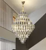 Designer Light Luxury Villa Main Hall Crystal Chandelier Luxury Hotel Restaurant Sales Office Custom Lights